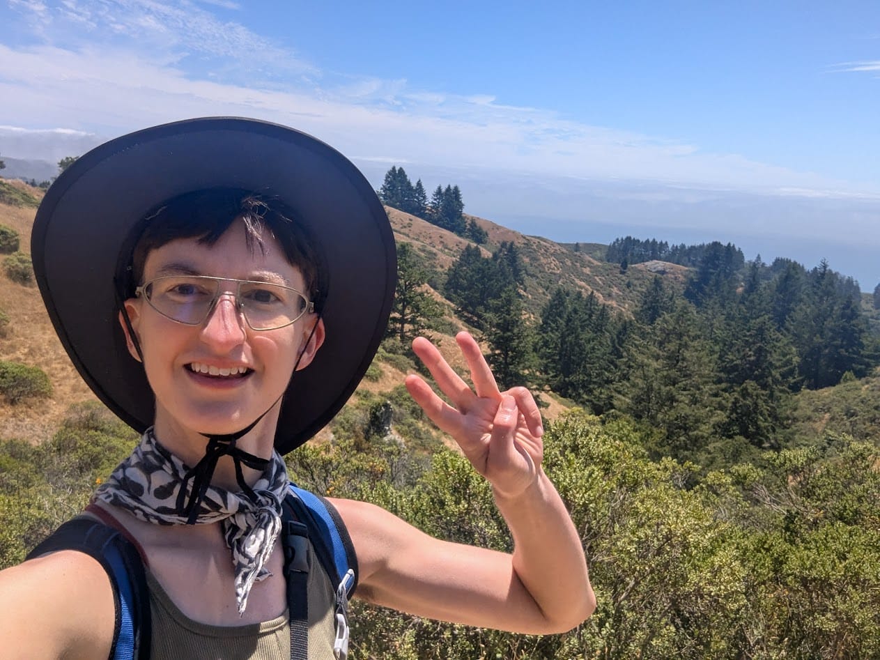 me holding up 3 fingers