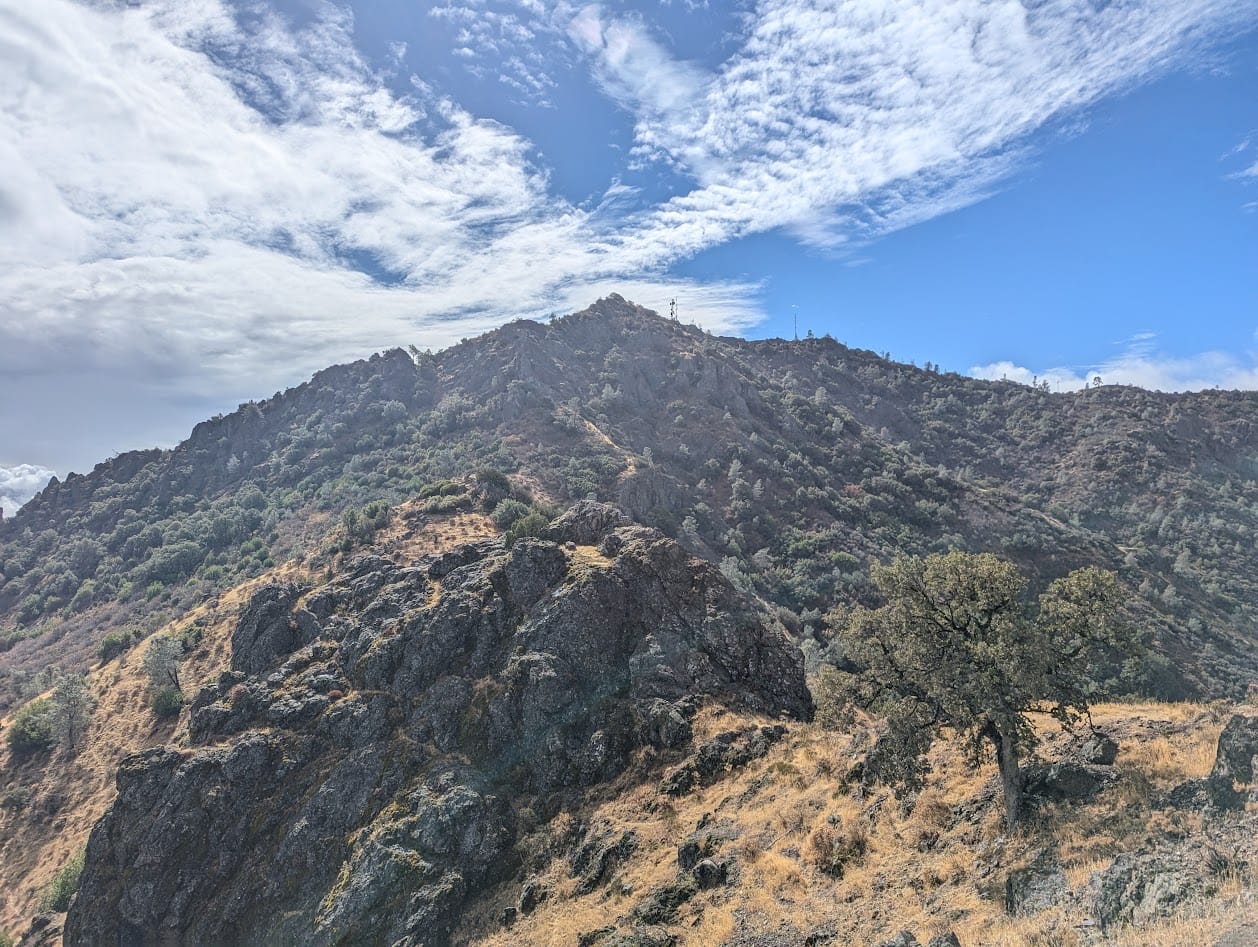 view of north peak from mt olympia